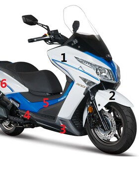 广阳赛艇250/30n0Iabs原全套壳体涂漆件前护板侧带侧板车壳