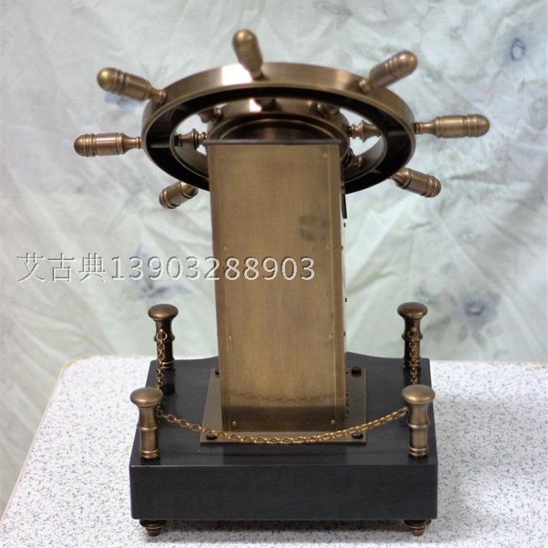 纯铜座钟 机械仿古钟W 大船舵手,家居饰品,座钟,淘宝优惠券,粉丝福利购,淘宝优惠卷