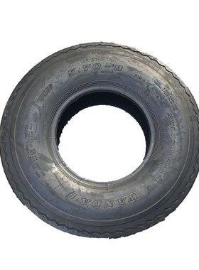 改装卡丁车配件 清障l车拖车5.70-8寸公路轮胎轮毂 5.7-8真空轮胎