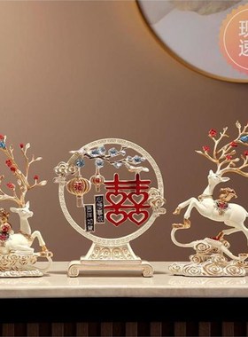 送闺密装的新婚摆件m订婚结婚礼物实用送新人情侣客厅饰品新房搬