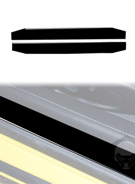 适用于2017-2019雪佛兰科迈罗迎宾踏板K面板钢琴黑汽车内饰改装配