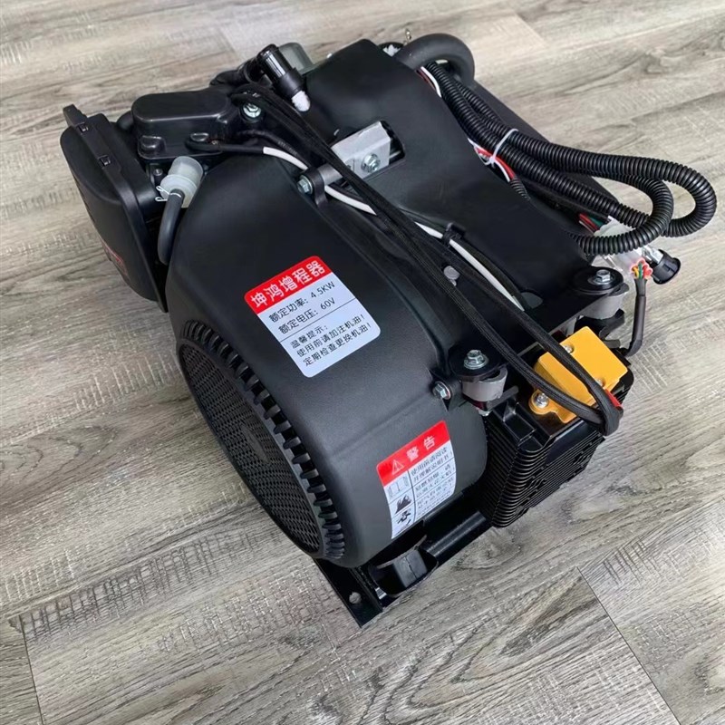 电动三轮车四轮车智能变频48uV60V72V续航锂电池水冷增程器发电机