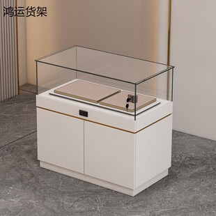 珠宝玻璃展示柜博物馆古董玉器文物展览柜L陈列柜手办模型展示柜