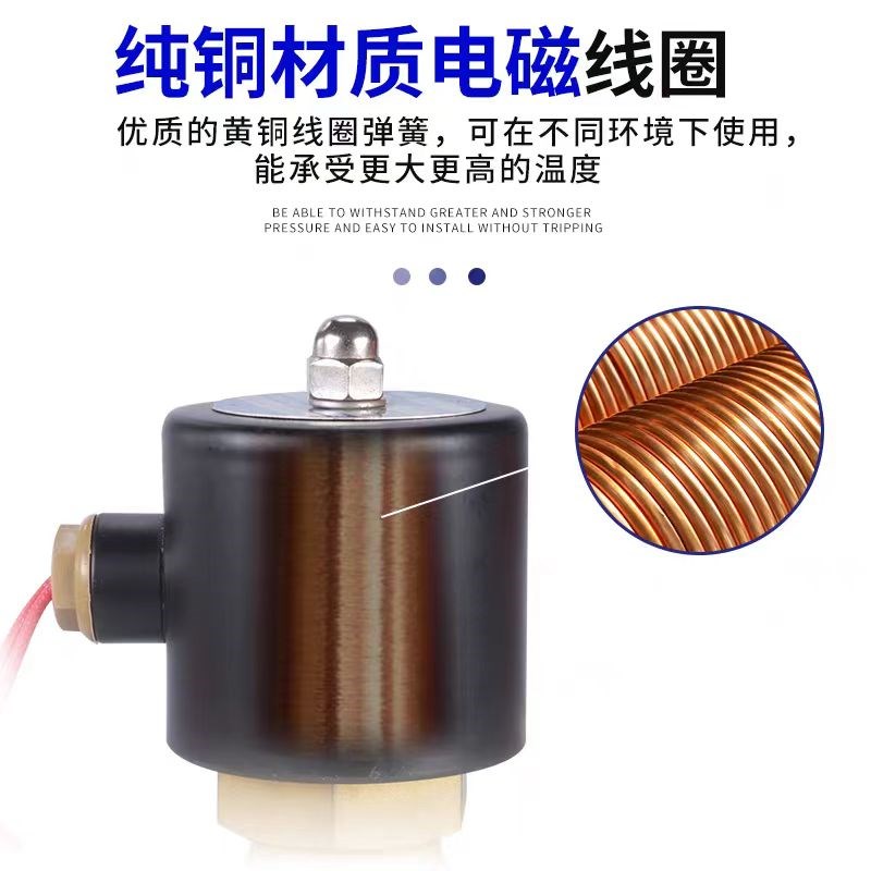 高温蒸汽阀电磁阀2L/US-15/20/25/35/40/J50控制阀AC220V4分6分1