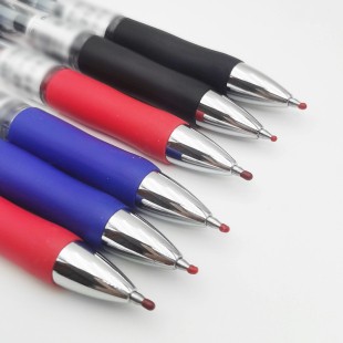 红色 欧标 按动中性笔商务办公签字笔学生水笔考试笔0.5mm黑色 IST 蓝色B1252旗舰店 MATE