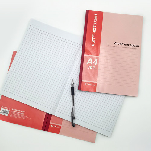 欧标（MATE-IST） 笔记本子文具学生记事本软面抄本无线胶装本 混色随机 A4 100页 A0802/A0803 欧菲斯