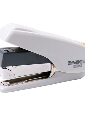 欧标订书机可钉20页45页80g迷你中小号24/6-8适用26/6-8书钉省力型订书器灰色学生办公 省力型B2348灰色