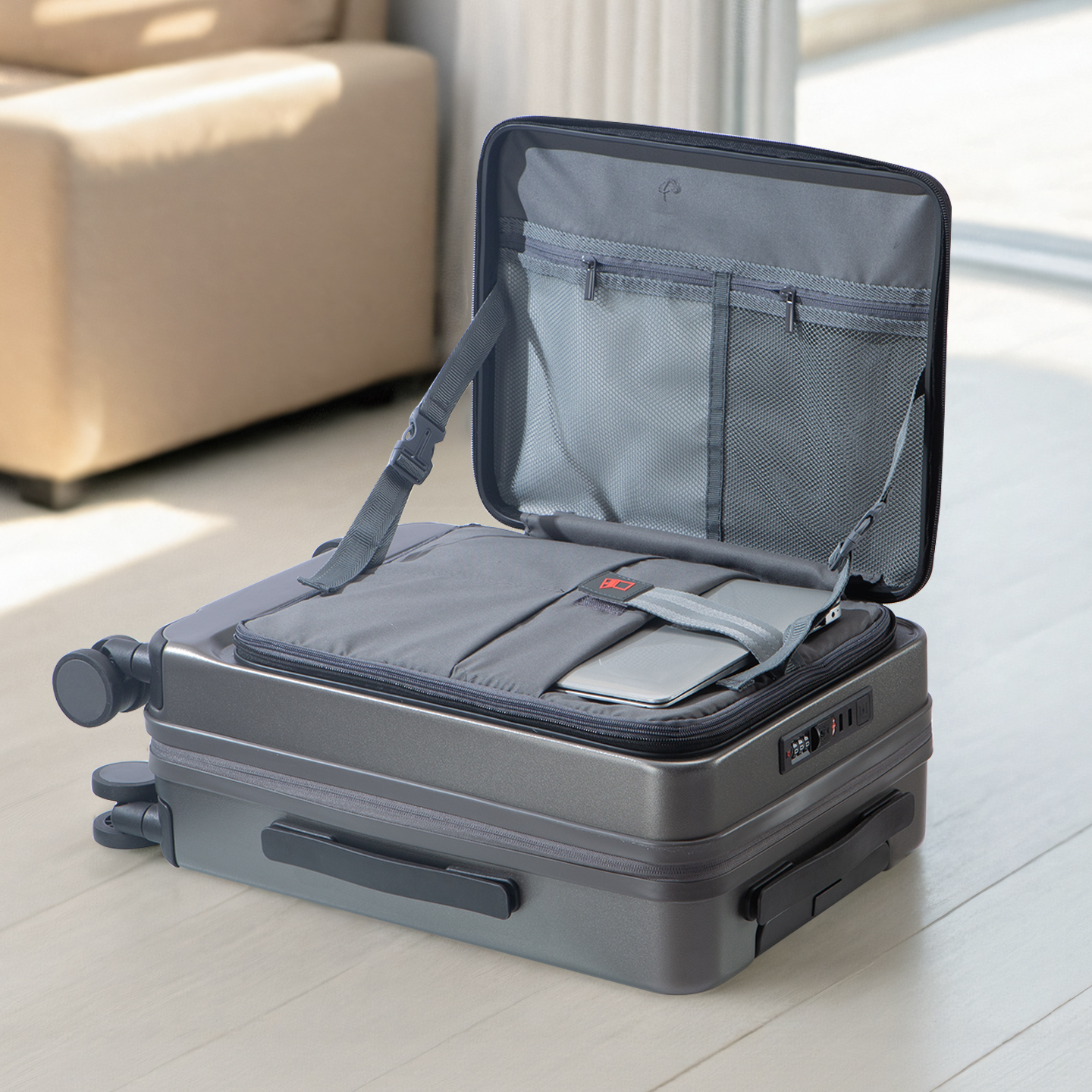 可扩展登机行李箱小型便携免托运