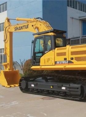 山推SE370挖掘机玻璃钩机驾驶室上下挡风前后左右门窗钢化玻璃