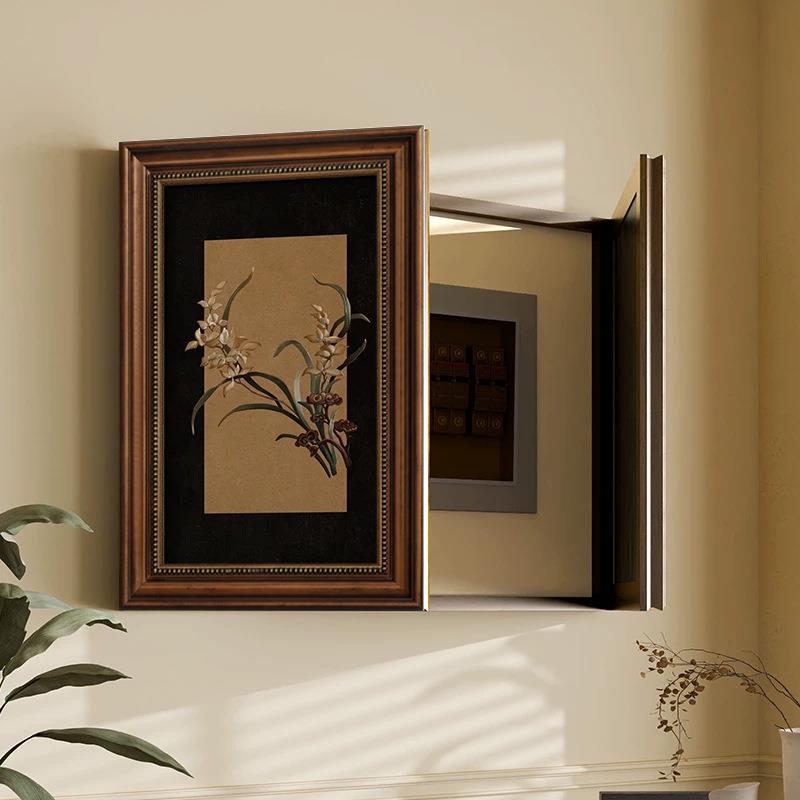 美式复古高级感入户电表箱装饰画开关配电箱餐厅遮挡2024新款挂画