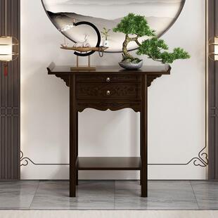 入户玄关桌正对门香案台客厅条案新中式玄关柜条几供桌门厅端景台