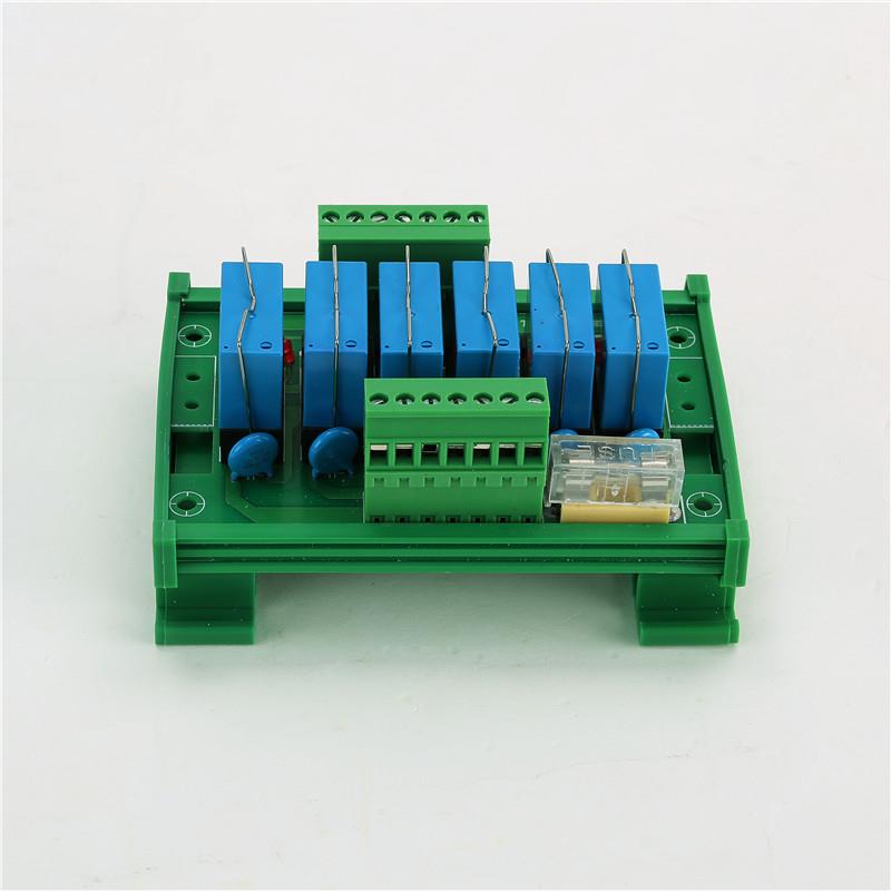 粤之阳TL10A-6R1V1.06路一开公共点采用泰科继电器模组PLC放