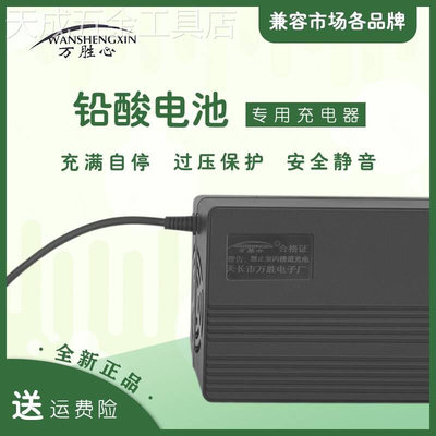 新款智能电动车电瓶车铅酸专用充电器36V48V12Ah20Ah60V72V20通用