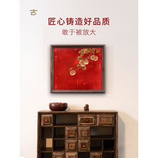 现代艺术喜庆 客厅装 饰画玄关入户墙壁画餐厅卧室挂画高端沙发中式