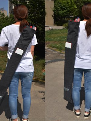 新款加厚帆布伞包渔具收纳包杆包结实耐磨大容量折叠携带轻便垂钓
