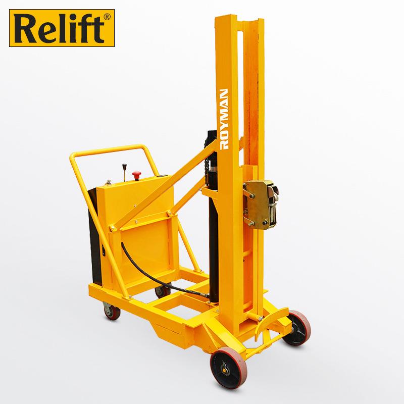 直角支腿多功能油桶车平衡配重式油桶堆高车00公斤半电动油桶车