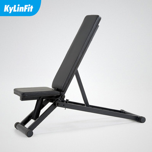 女士卧推凳健身器材 多功能仰卧板可折叠训练哑铃凳练臂肌家用男士