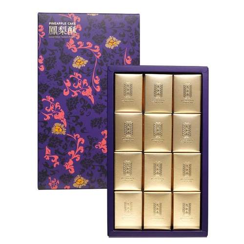 台湾高雄百年糕饼点心旧振南凤梨酥12入出名老品牌伴手礼