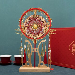 新十里红妆3Di拼图全套金属凤冠苗冠霞帔团扇结婚礼物diy手工自制