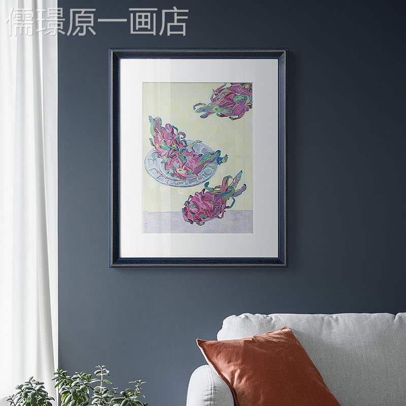 网红王大志象映画美复古仟装饰画艺术画式油画关壁画沙发玄挂画图片