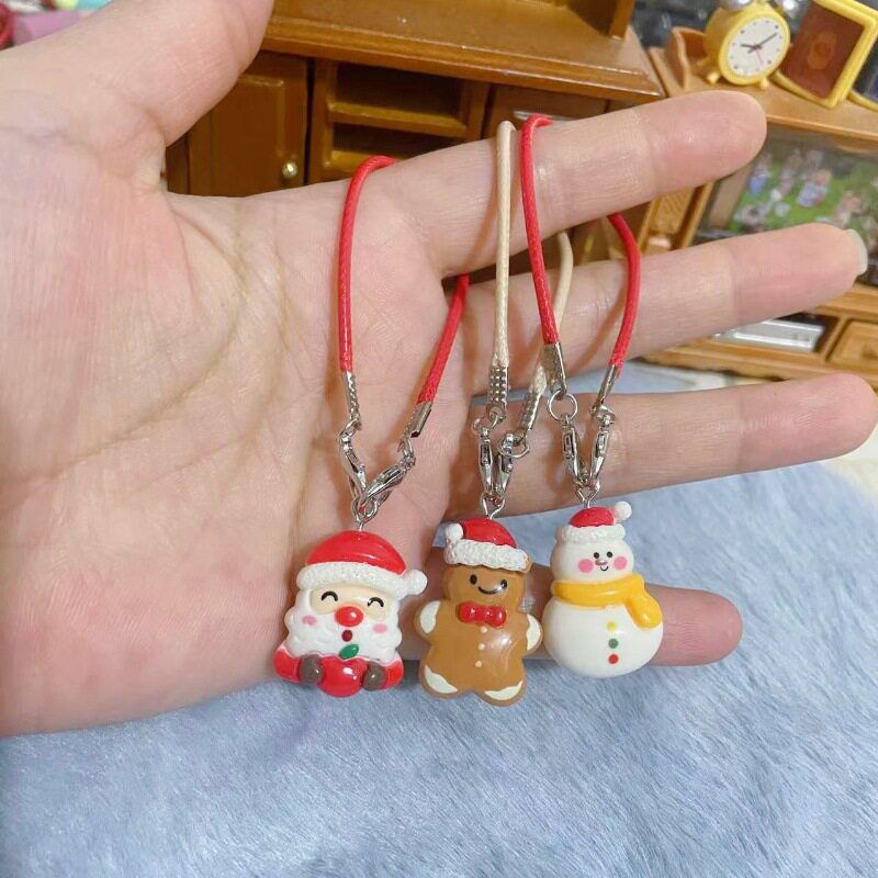 娃娃屋dollhouse迷你可爱模型圣诞老人雪人圣诞树配饰公仔挂件图片
