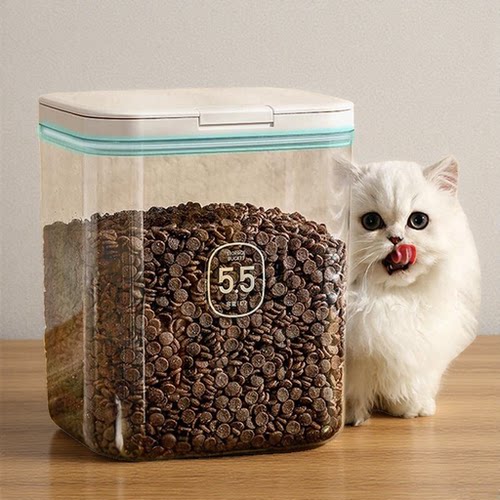 大容量宠物储粮桶防虫防潮储粮桶猫粮狗粮食存储翻盖食品级收纳桶