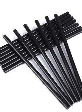 极速高粘手工热熔透明超黏r胶棒黄色热溶胶条黑色胶棒11mm7m环保