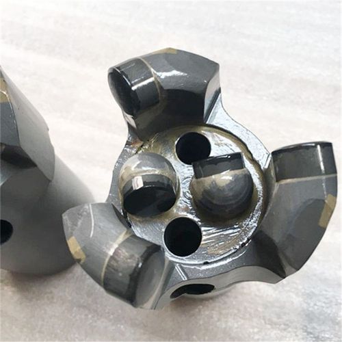 极速75mm三翼金刚石钻头 矿山用复合片钎头 内凹复U合片金刚石钻