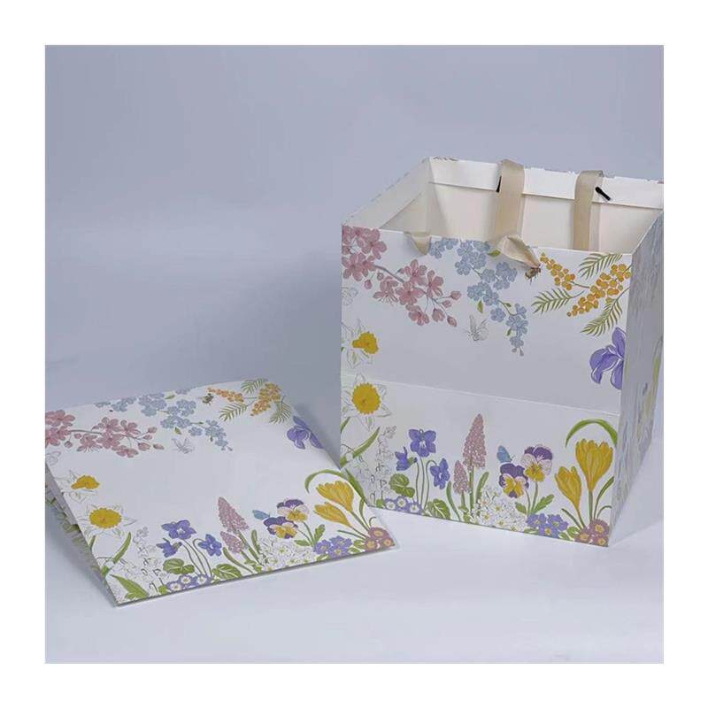 新品吉祥鲜花,手提袋一家厂家手提袋鲜花U生产的专业同款