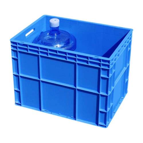 新品周转b箱收纳箱灰色筐加厚胶箱整理箱大号物流箱物料箱中转箱