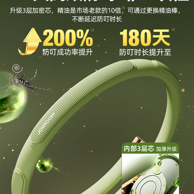 速发夏季驱蚊手环成人防蚊神器儿童孕妇户外随身贴手环脚链长效新