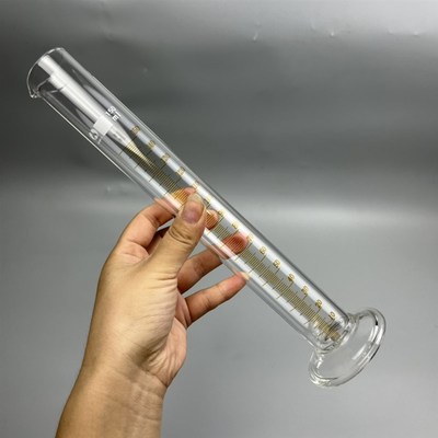 极速量入式玻璃精密量筒0.5ml 1 23150毫升分度1mlX耐高温包过检