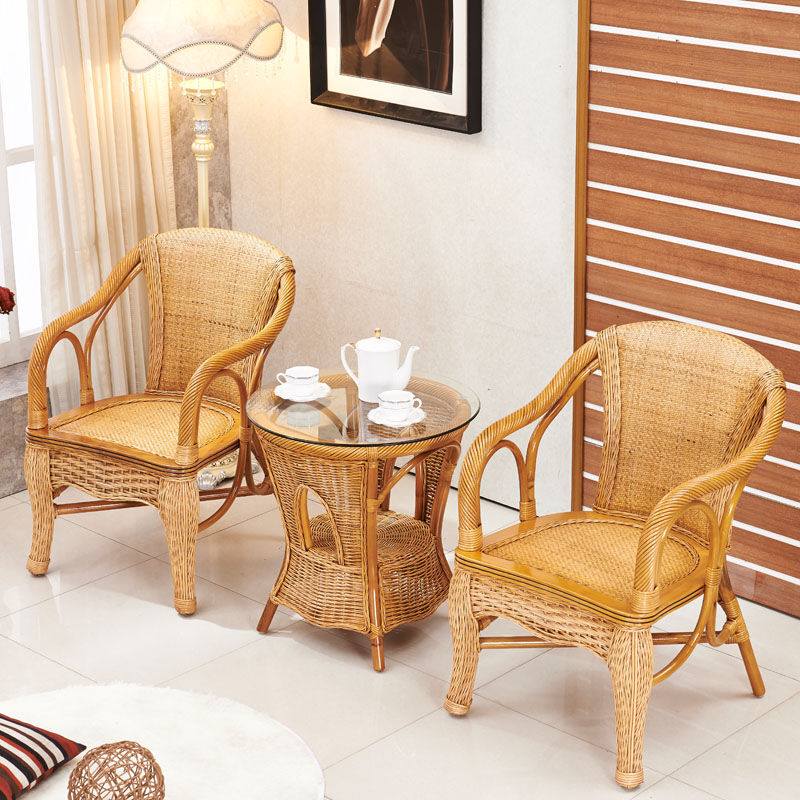极速少泉真藤e椅子三件套办公椅室内阳台桌椅组合靠背椅大号庭院