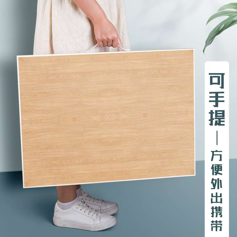 极速美术生4k椴木画板木质素描实心a2D2k画架4开8k画画板2开素描