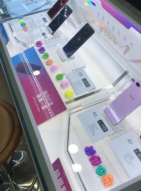 新品手机柜台装饰品摆件眼镜x珠宝首饰店摆设塑料小杯花迷你饰品