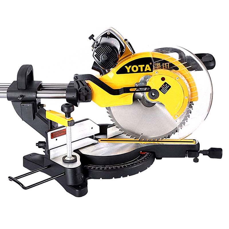 极速YOTA泽田14寸皮带o式锯铝机1442 2200W铝挤型材料切割机355MM