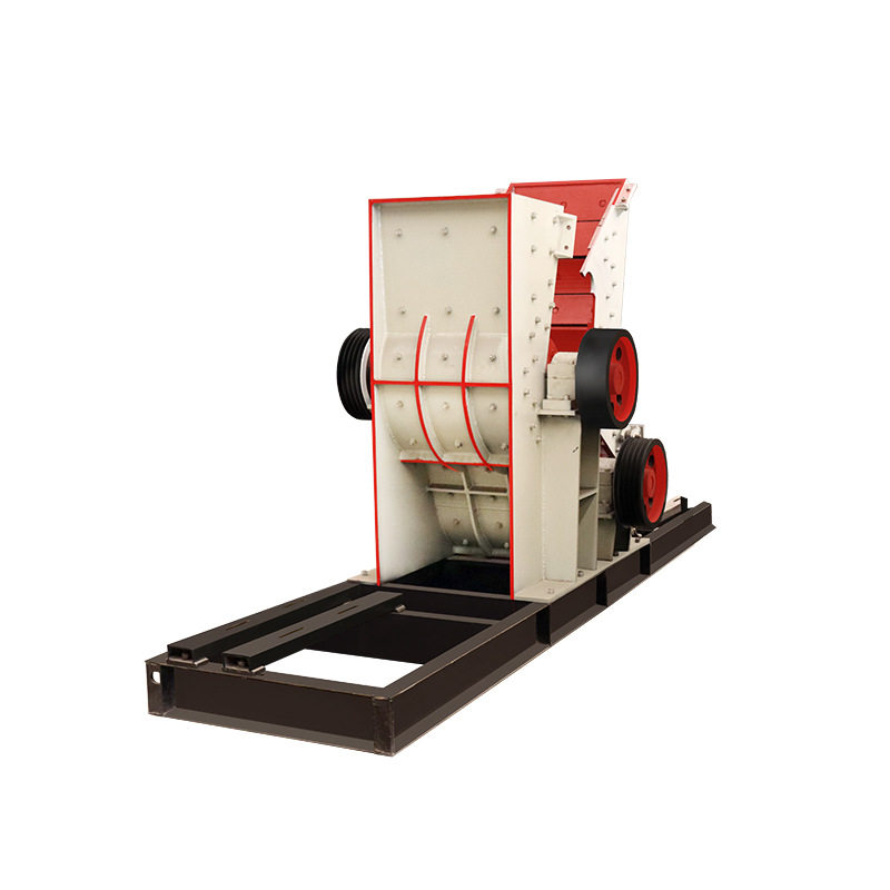 新品柴油动力双级破石料制砂机无筛底G双转子粉碎机双击式高钙石