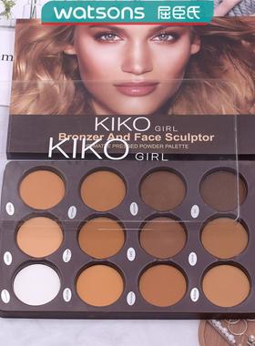 极速【12色】9004K白色咖色哑光修容彩妆盘O学校照相馆新手新品12