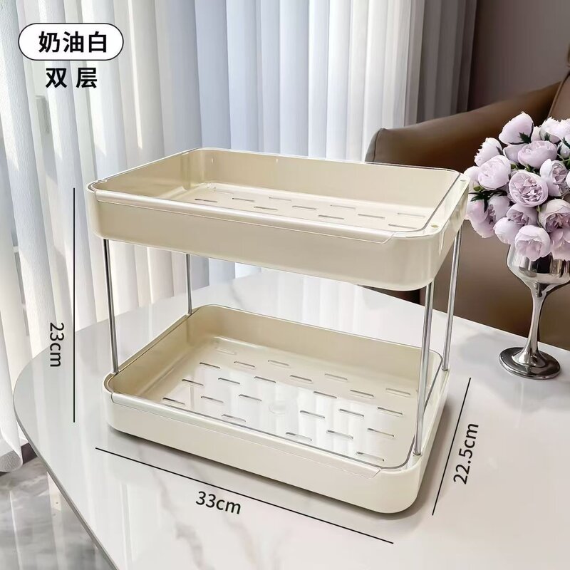 轻奢高级感杯子置物架蔬菜水果杂物水杯茶杯架子放杯子