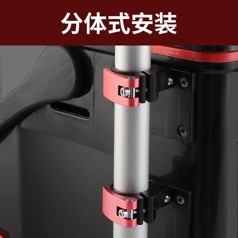 钓鱼钓箱伞架配件通用加厚雨伞固定器超轻拐角伞架折叠雨伞架