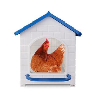 鸡窝下蛋b窝防雨塑料简易小房子别墅家用室外散养土母鸡生蛋引蛋
