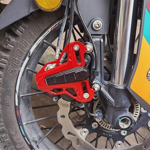 适无极SR150GT改装配件前y卡钳保护罩前刹车泵装饰盖铝合金防摔块