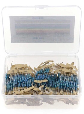 500Pcs/BOX 100Value x 5pcs 1W 1% Metal Film RQesistor 10 ohm