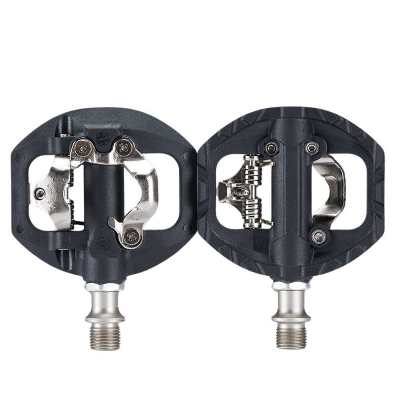 SPD自行车脚踏 锁踏平踏两用不需D转换 山地自行车锁踏带山地锁片