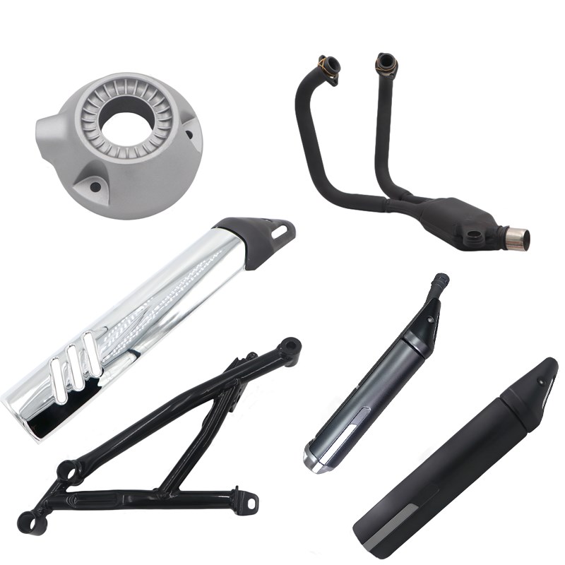 适用TR300plus前后消音器HJ300-3/J5消声器排气管排气筒烟筒防烫