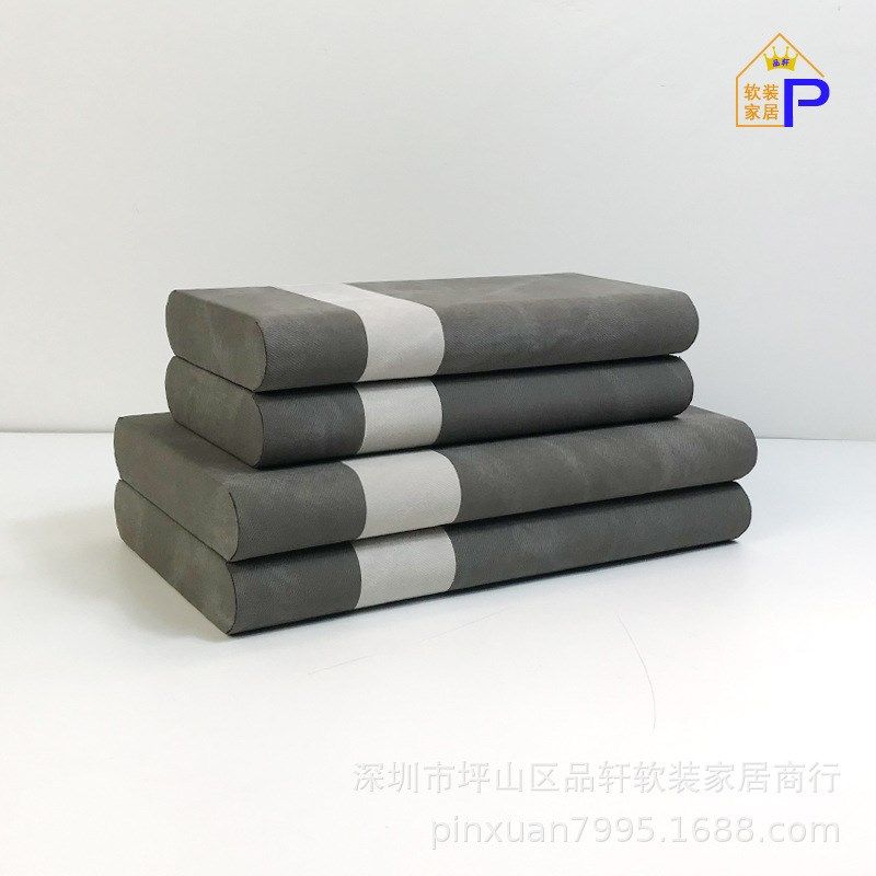 现代创意软装收纳摆件盒橱柜书柜衣帽间装饰道具酒店样Y板间装饰,家居饰品,装饰摆件,淘宝优惠券,粉丝福利购,淘宝优惠卷