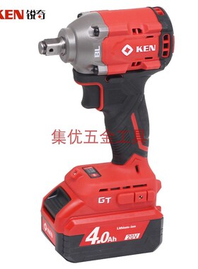 KEN锐奇7520无刷锂电扳手冲击风炮轮胎L汽修工具充电式架子工套筒