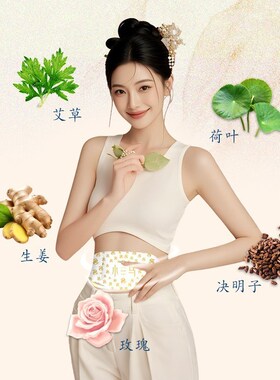 艾精油热敷贴暖腹贴大肚燃贴家用草D本艾草贴温和陈艾除湿贴L23