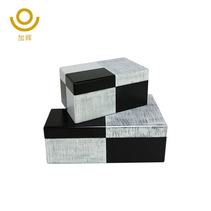 现代简约首饰盒卧室衣帽s间收纳盒酒店别墅软装饰品样板房间装饰