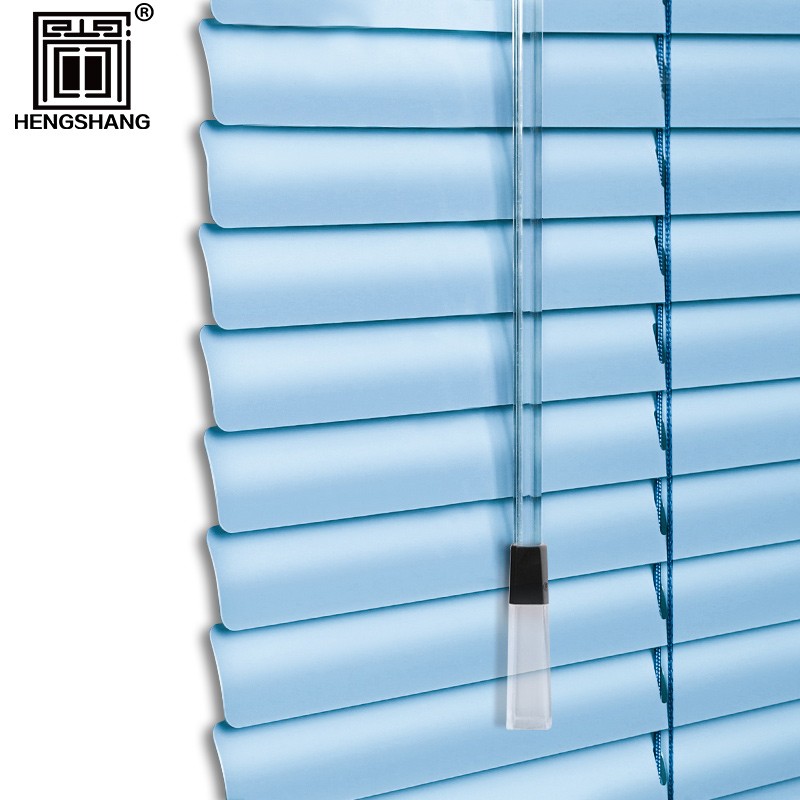 铝合金百叶窗帘办公室厨房卫生间防水遮光升降免打孔拉珠百叶帘